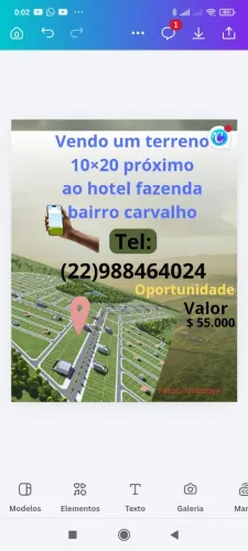 A oportunidade de comprar uma lote