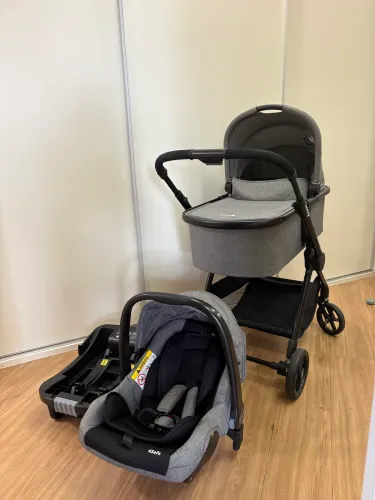 Travel System Safety 1st Magnific 5 em 1 Grey - Excelente Estado