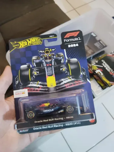 Hot Wheels Formula 1 assinada Hudema Drag Race.