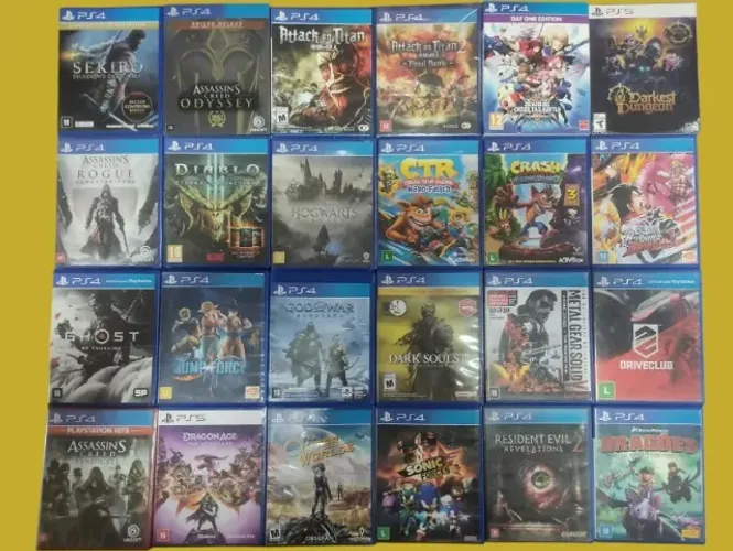 Jogos PS4 / PS5 / Novos / Usados / Controle Dualsense / Raros / Colecionador / Edição