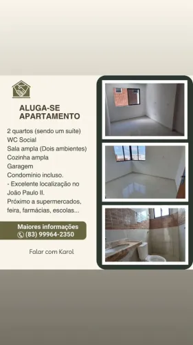 ALUGA-SE APARTAMENTO