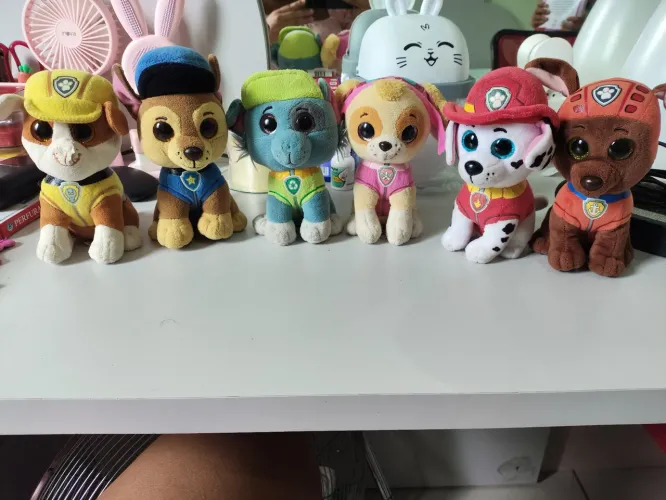 Pelúcias da patrulha canina