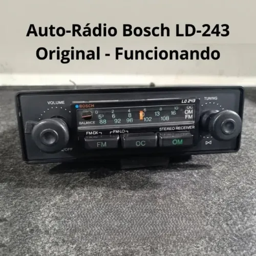 Auto-Rádio Bosch LD-243 SOM - Funcionando