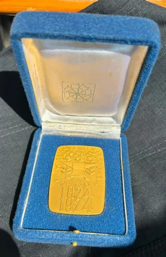 MEDALHA COMEMORATIVA 150 ANOS COLONIZAÇÃO ALEMÃ NO RIO GRANDE do SUL