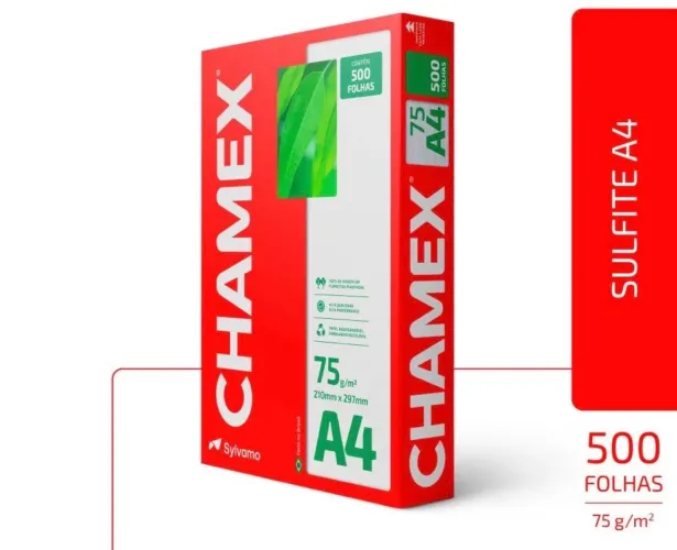 Resmas de papel A4, CHAMEX, Unidade ou Caixa
