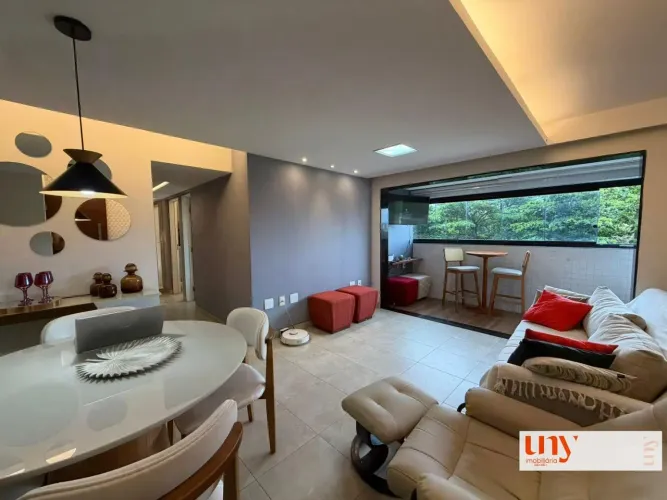 Apartamento todo projetado com 83 m² e 3 quartos no Miramar