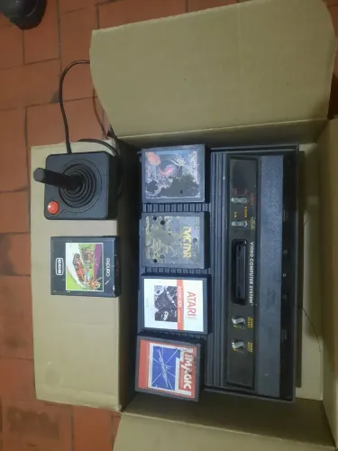 Atari 2600 5 jogos e 1 controle