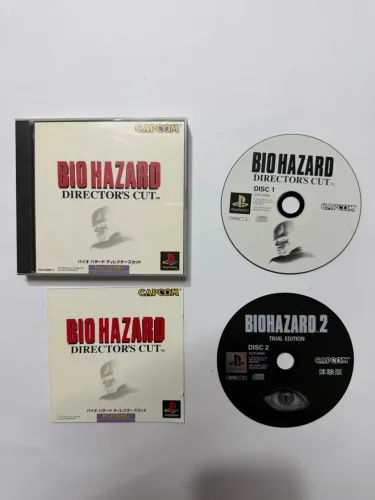 Resident Evil Biohazard Director?s Cut PS1 Japonês Completo 2 Discos