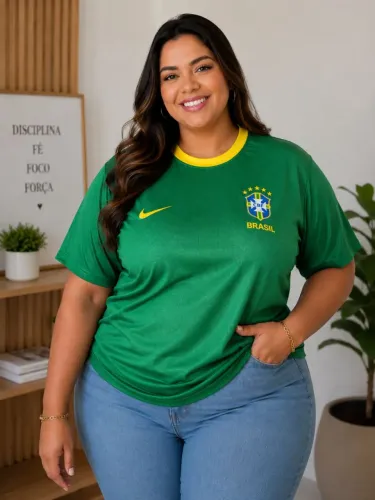 Camisa seleção plus unissex 