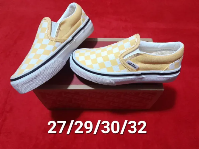 Tenis VANS SLIP-ON XADREZ,Tamanhos 27/29/30/32