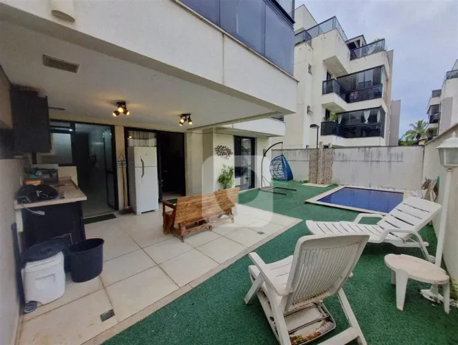 Garden Diferenciado no Outside Recreio Piscina Privativa e 2 Suítes!