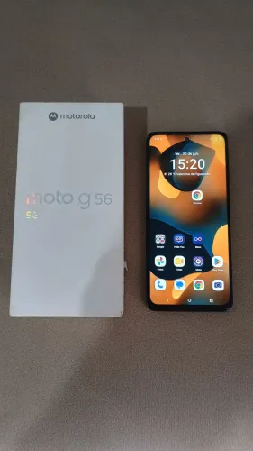 Moto G56 completo na caixa 