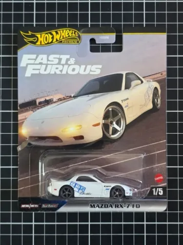 Mazda RX7 - Hot Wheels Premium Temático Velozes e Furiosos