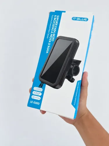 Suporte Bolsa Prova D Água, Capa De Celular, Bike, Moto Preto