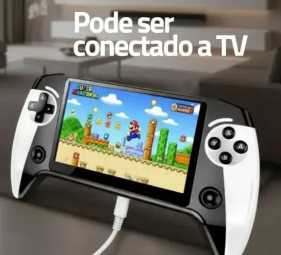 Vídeo Game Portátil Black Hawk X9 Novo Tela 5,5 Retrô