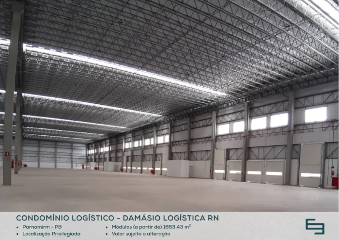 Galpão para alugar em Parnamirim/RN com 1.653,43 m² em condomínio logístico