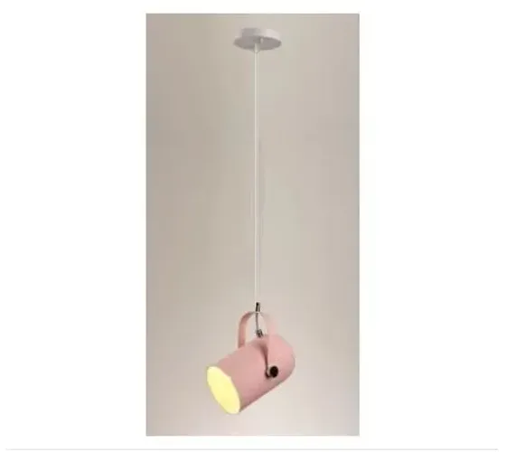 Lustre Pendente Stage Metal Rosa
