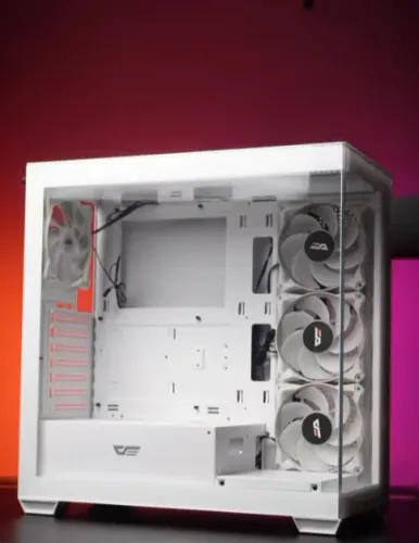 Gabinete Gamer Aigo Darkflash DS900, Mid-Tower, Lateral de Vidro, Branco, DS900-WHITE