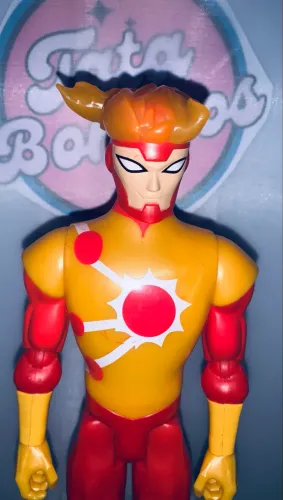 Boneco Firestone 30 cm Mattel Dc usado : semi novo 