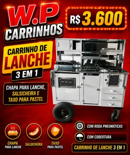 Carrinhos de lanche