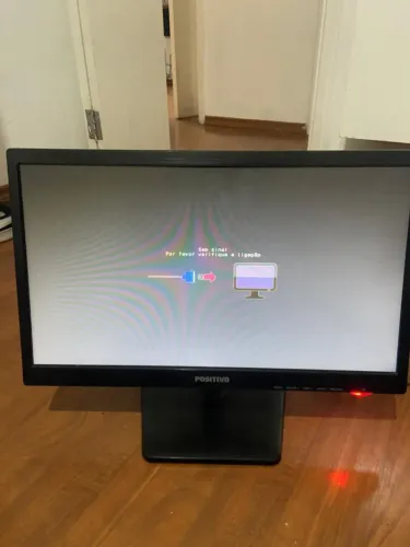 Monitor Positivo 20" Funcionando