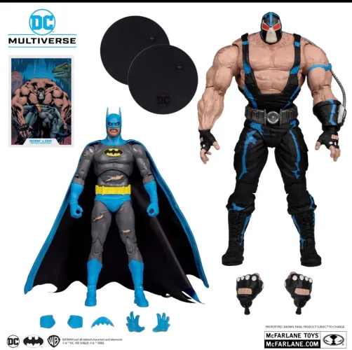 Dc multiverse Mcfarlane McFarlane Batman vs Bane Knightfall A queda do morcego Dc comics