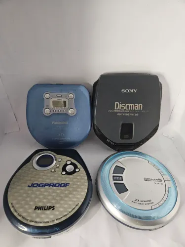 Discman aparelho de som portátil cd  (DEFEITO)