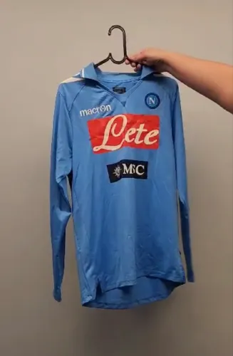 Camisa Napoli n°7 - Cavani manga longa
