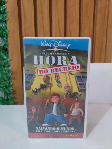 Filme em VHS HORA do RECREIO WALT DISNEY