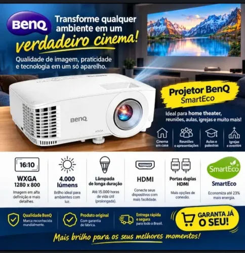 Projetor benq original MW 560 original alta luminosidade