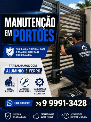 Manutenção de portão 