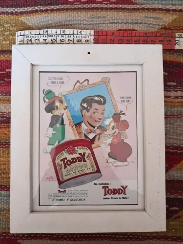 Quadro toddynho vintage cozinha 