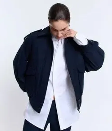 Jaqueta bomber azul marinho