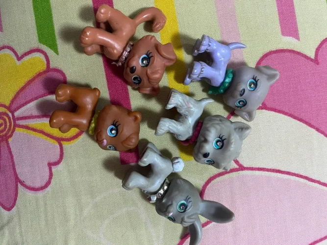 animais de estimação da coleção Polly Pocket da Mattel