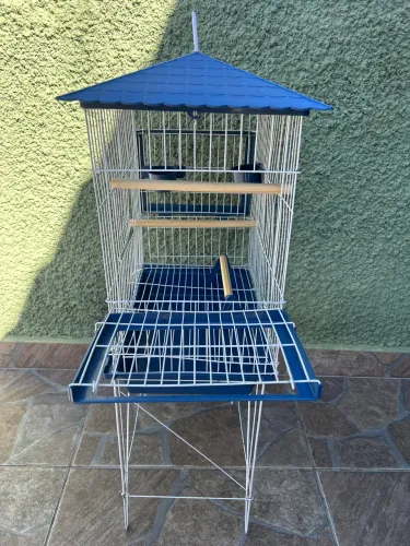 Viveiro para Calopsitas com Suporte | Ótimo Estado