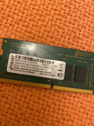 Memória 8gb DDR3 smart