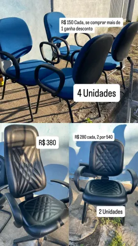 CADEIRAS SEMI NOVAS NO PRECINHO 