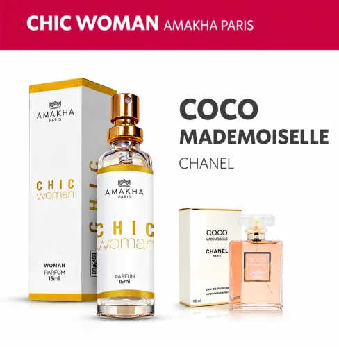 Perfume Importado Chic Woman 15ml Amakha Paris