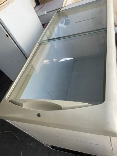 Frezer tampa de vidro