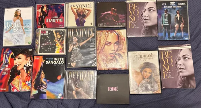 Grande Coleção Beyoncé e Ivete Sangalo (discografia e DVD)