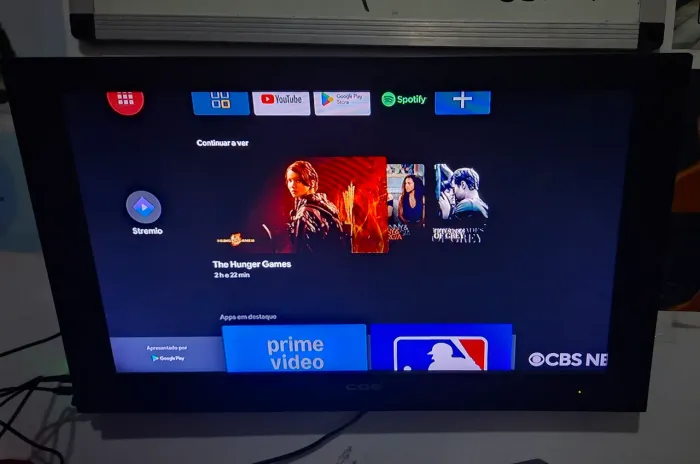 TELEVISAO HDTV 32' COM ANDROID TV FUNCIONANDO