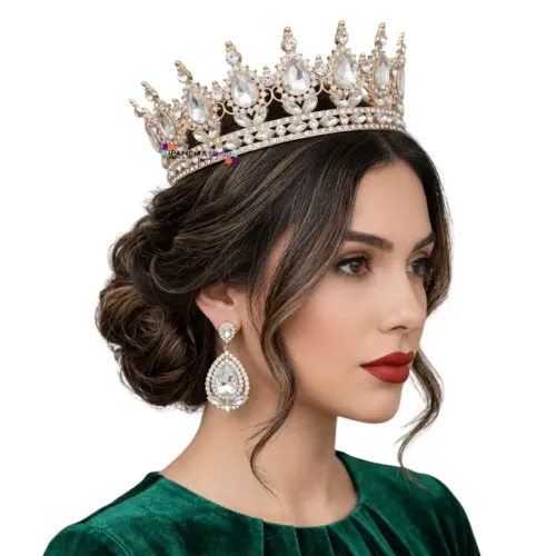 Coroa Rainha Noiva Debutante Topo de Bolo