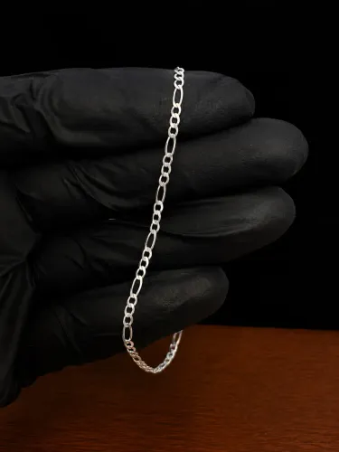 Pulseira de prata 3x1 2mm com garantia eterna + limpa prata de brinde 