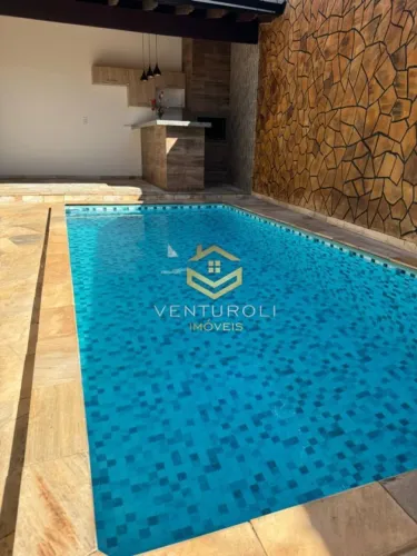 Casa à venda no Geisel em Bauru  3 dormitórios, suíte, piscina e área gourmet