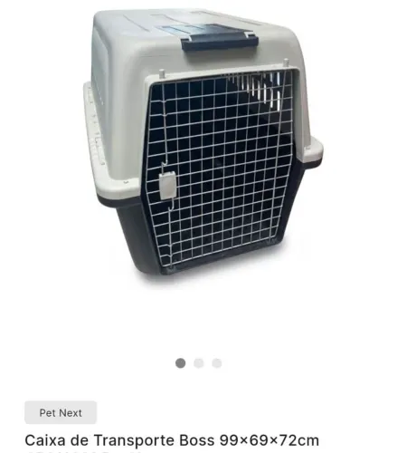 Caixa para transporte de cachorro