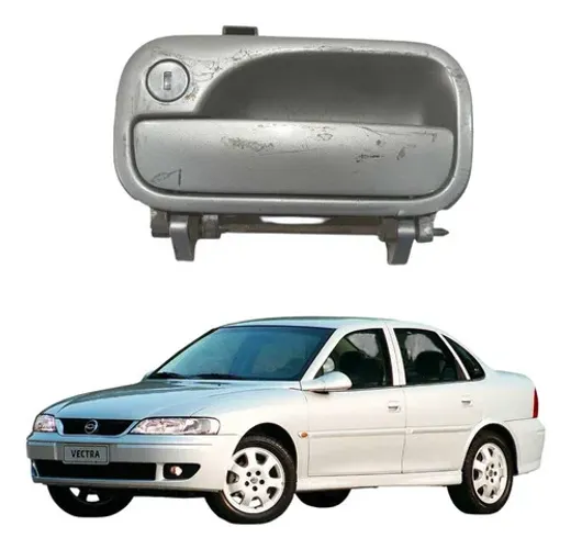 Maçaneta Externa Porta Dianteira Direita Vectra 1996 A 2005 Cinza Dianteira