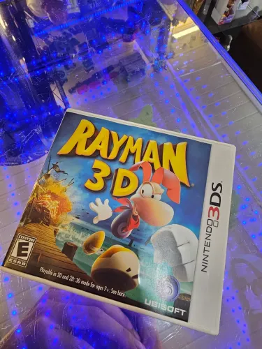 Encarte/capa sem o jogo rayman 3d 3ds