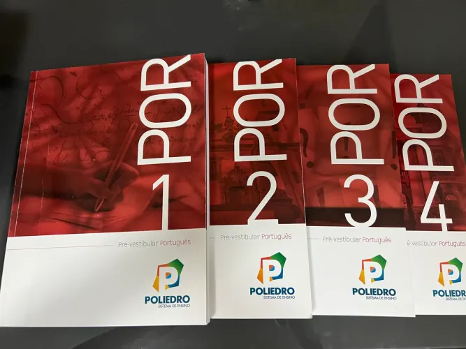 Apostila Poliedro 2020 Português 4 livros