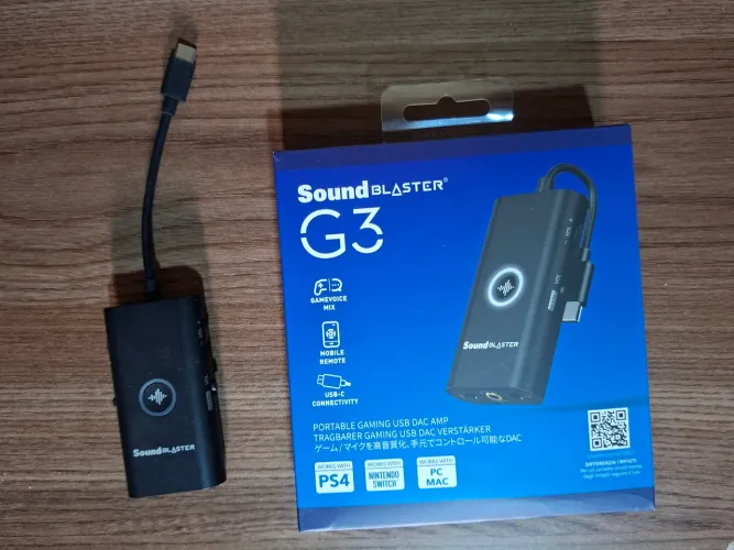 Sound Blaster G3 placa de som