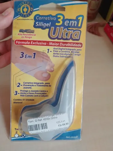 Corretivo joanete 3 em 1 siligel ultra g 4030x ortho pauher